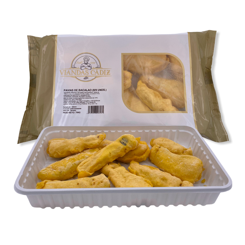 PAVIAS DE BACALAO 3X750G C/2.25K