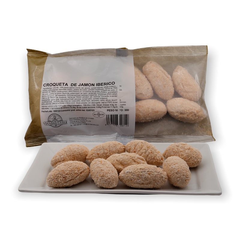 CROQUETA CASERA JAMON IBERICO 12X300G