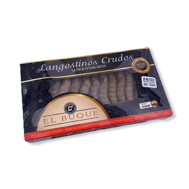 LANGOSTINO CRUDO BUQUE 24/32 12X800G